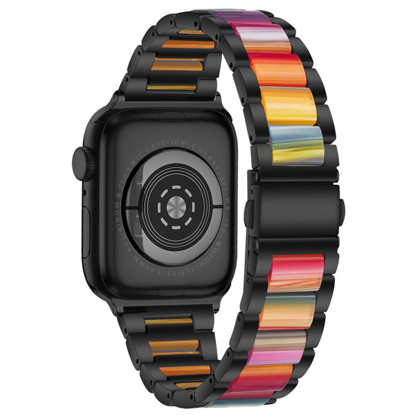 Noir Bracelet en résine compatible avec les bracelets Apple Wat