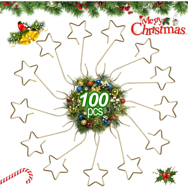 100 julgranskulor, julgranshängare, S-formade julgrans