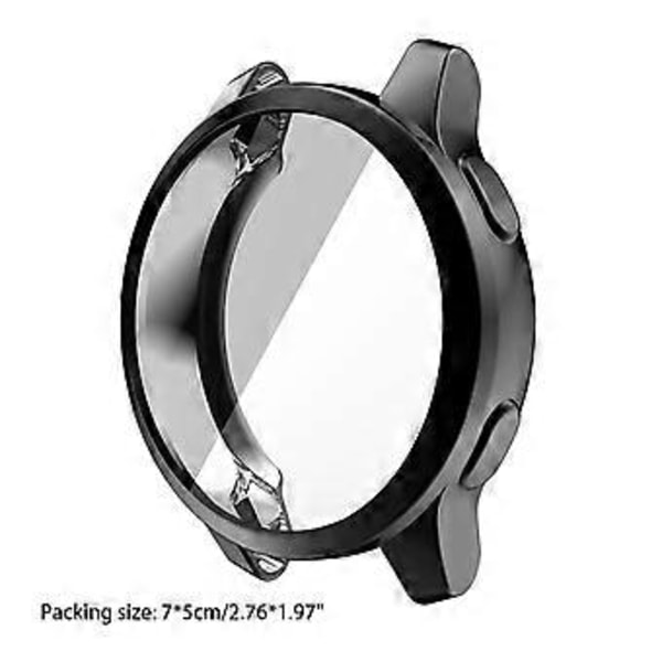 Skærmbeskytter til Vivoactive 4S 40mm, Ultra Tynd TPU (Sort)