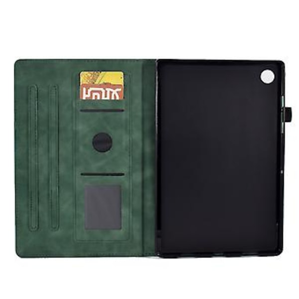 Tower Nahkainen Tabletin Kotelo Samsung Galaxy Tab A9+:lle (Vihreä)