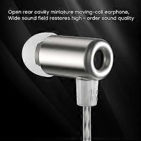 KZ Earplug HIFI-äänen dynaamiset korvanapit johdotettuina - Kuulokkeet mikrofonilla (mikrofonilla varustettu versio)