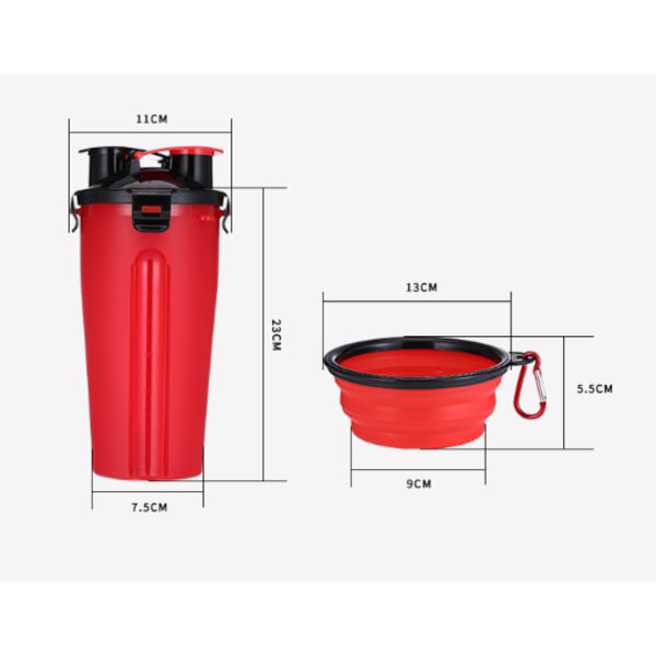 Vert Gamelles De Voyage Pour Chiens, Distributeurs D'Eau Pour C