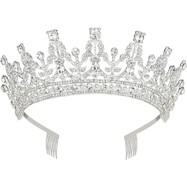 Crystal Crown Tiara, Tiara med rhinstenskam til brudekoncert