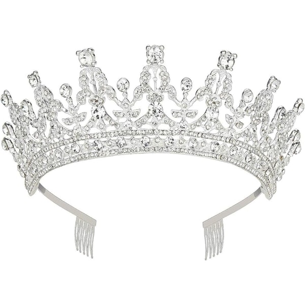 Kristallikruunu Tiara, Tiara Rhinestone-kammalla morsiamen juhlaan