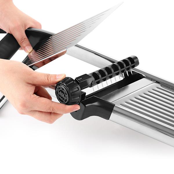 Justerbar Slicer Manuell Rostfritt Stål Blad Grönsaker Potatis*