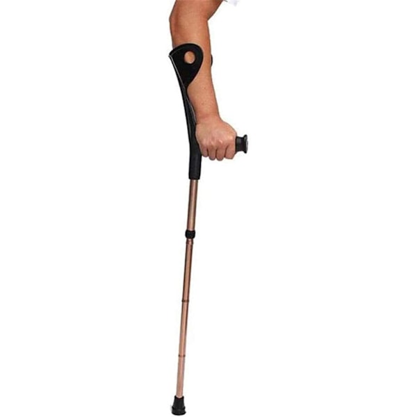 Folding elbow arm adult crutch, height adjustable medical arms cu