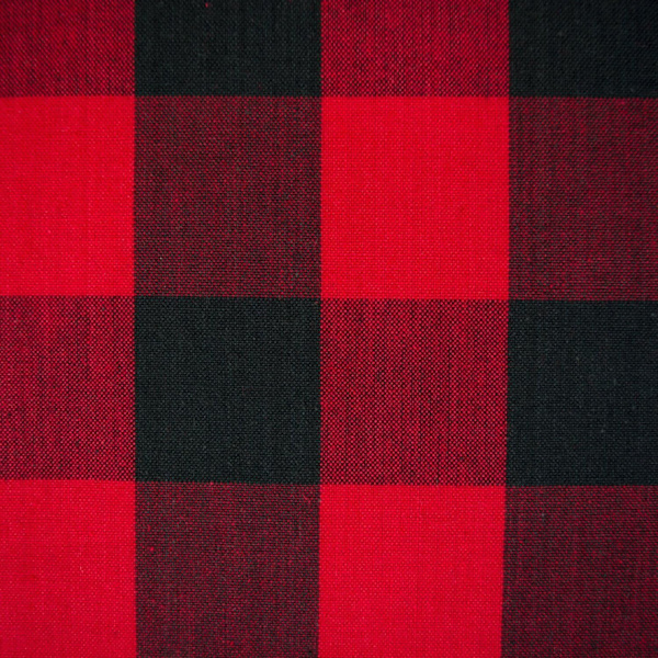 Klassisk Landhus Bordløber, 30*275cm, Rød & Sort