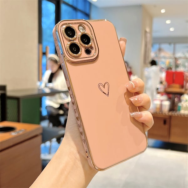 Kompatibel med iPhone 13 Pro Max Etui for Kvinner, Luksuriøs Belegg