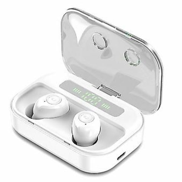 Bluetooth-nappikuulokkeet 5.0 TWS Langattomat kuulokkeet Älykäs kosketuskuuloke (M7s-Valkoinen)