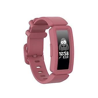 Smartwatch Silikonarmband för Fitbit Inspire HR (Vit) (Vattenmelonröd)