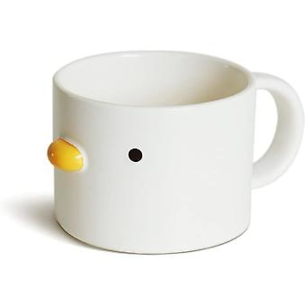 JUSCH Sjov Kylling Kaffe Kop, Håndlavet Glaseret And Kande, Sikker Keramisk Mælk Latte Kopper, 7oz Sød Tekop. Bedste Gave.(WZ1277)