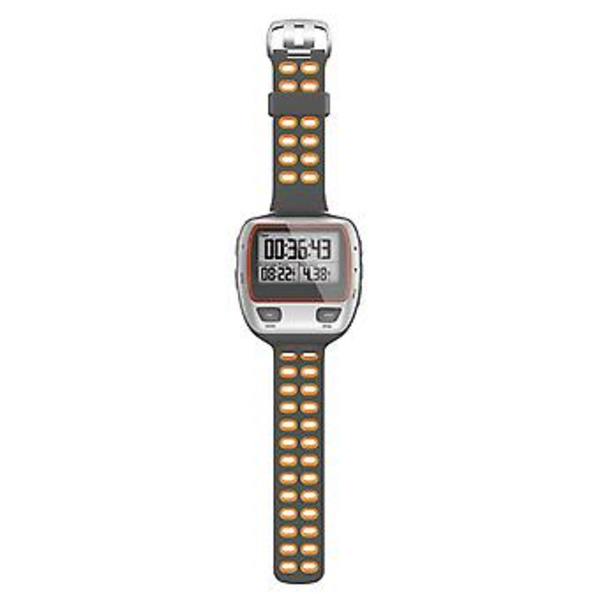 Til Garmin Forerunner 310XT Silikon Urrem (Grå Orange)
