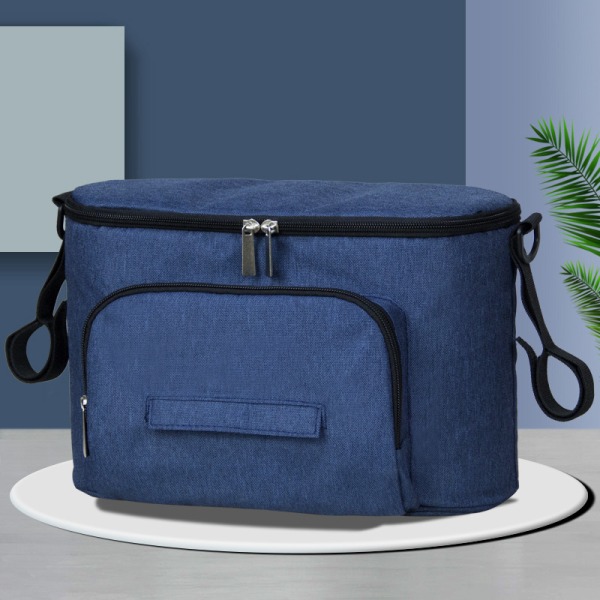 (Blå) Baby Stroller Bag Universal Vandtæt Stroller Opbevaringspose