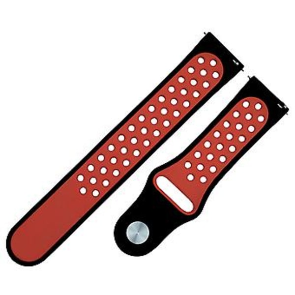 To-fargets silikon armbånd for Fitbit Versa 3