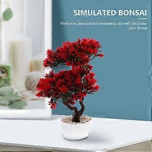 1kpl Luova Simulaatio Kasvi Sisustus Keinotekoinen Bonsai Vieraanvaraisuus Mänty