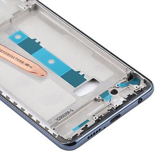 Etukuori LCD-kehyksen Bez-levy Xiaomi Poco X3:lle (Musta)