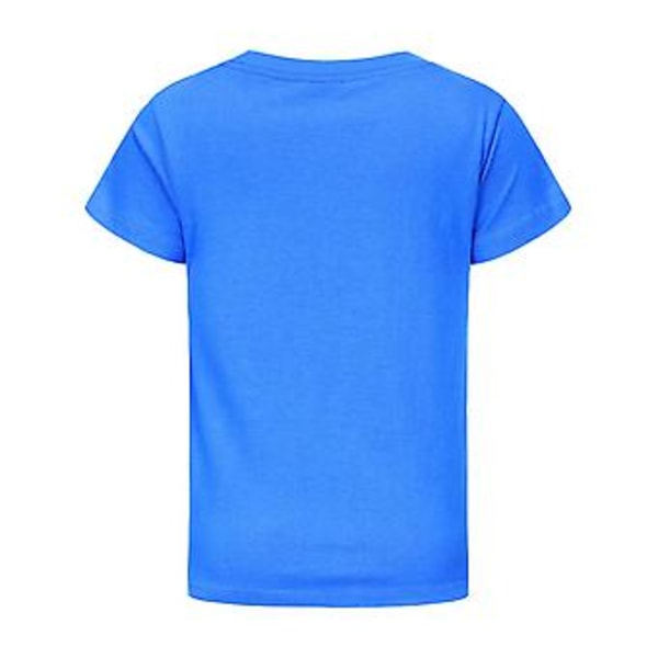 Inside Out 2 T-shirt för barn, pojkar och flickor, tryckt, sommar, casual, kortärmad, rund hals, bomull, topp, ålder 9-16 år (11-12 år mörkblå)