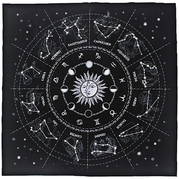 Tarot-dug til ethvert brætspil Divination-dug Alter Tarot-dug Divination Square T