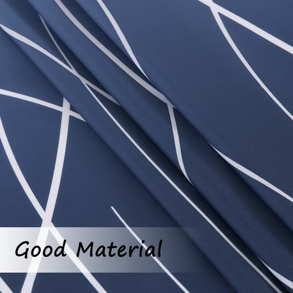 Bruseforhæng 180 x 180 cm Vandafvisende Trykt Polyester