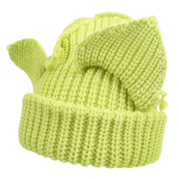 Kissan korvat -pipo, söpö beanie-pipo, neulottu kallopipo, lämmin löysä virkattu pipo