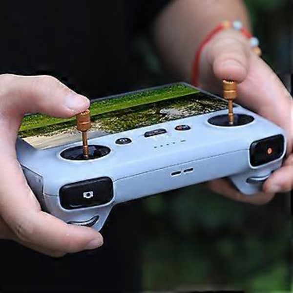 Controller Joysticks Forlængelsespinde Greb Tommelfingerpinde Tommel Rocker til RC (Guld)