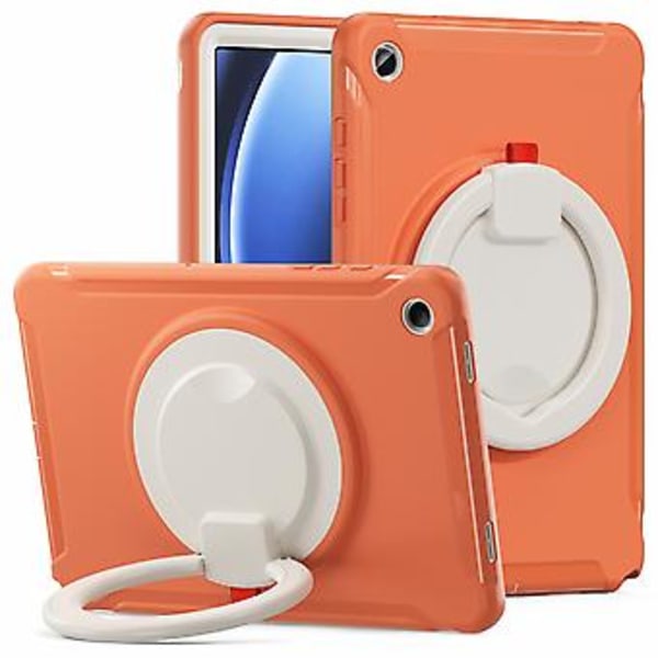 TPU + PC Skyddande Tabletfodral För Samsung Galaxy Tab A9+ (Levande Korall)