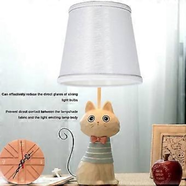 3 st E14 Lampskärm Meson Installation Bordslampskärm Tyg Taklampskärm för Sovrum