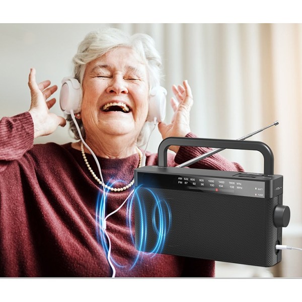 Bærbar radio, Bærbar FM/AM-radio, Radio å ta med seg, Elec