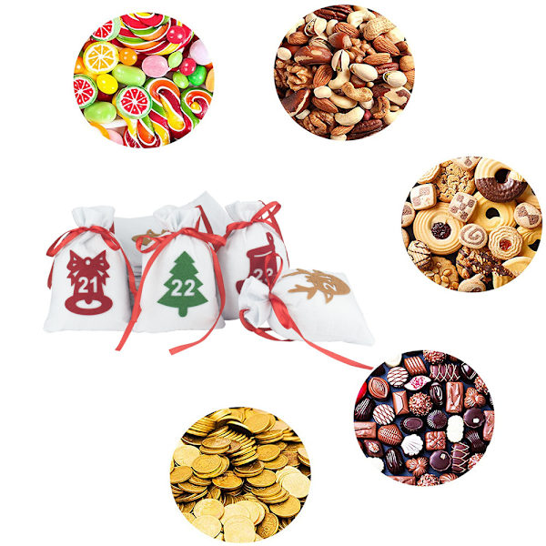 Julekalender 2021, 24 dages adventskalender i hessian