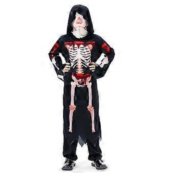 Lasten Kuoleman Asu Halloween Kuoleman Viitta Viikate Asu Lasten Kuoleman Asu Lapsille Pojille Tytöille Z 009 XL(XL Z 009)
