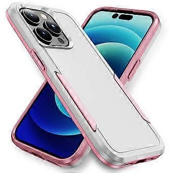 Til iPhone 15 Pro PC+TPU Støtsikkert Telefondeksel Anti-fall Bakbeskytterdeksel (Stil I)