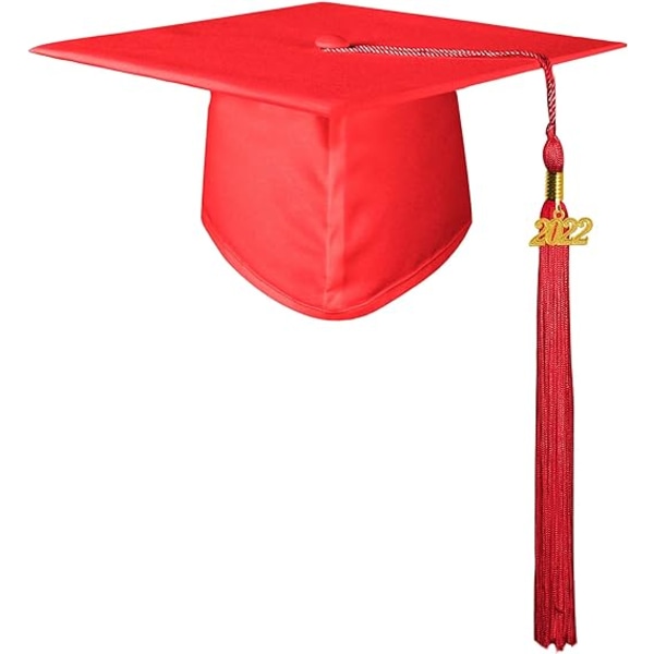 GraduationMall Adult Graduate Hat med hänge 2022, Unisex High