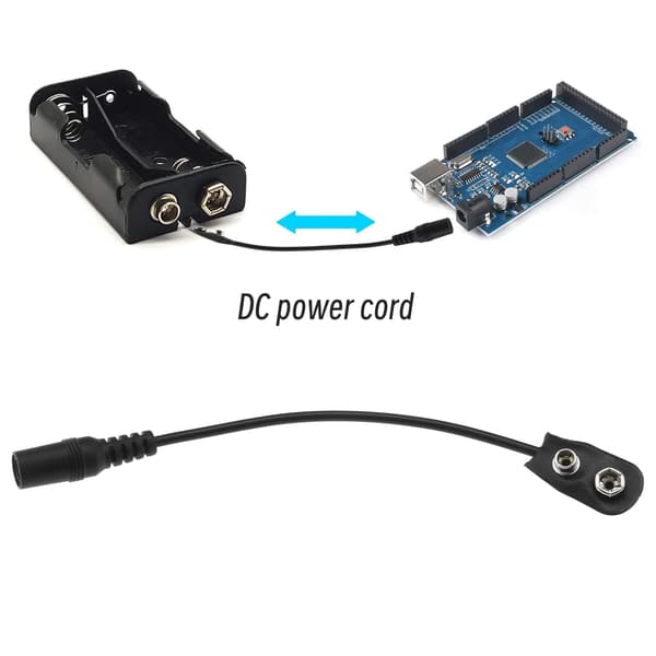 10 st DC 9V strömkablar för gitarr-effekter Kompatibla med de flesta gitarr-effekt-enheter DC-strömkabel