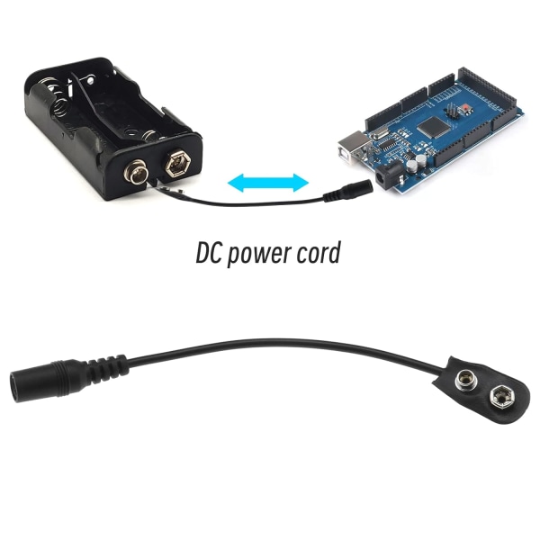 10st DC 9V power för gitarreffekter Kompatibel med de flesta gitarreffektenheter DC Power Cab