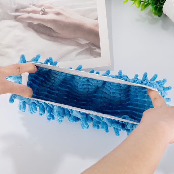 Mop tøfler, 5 PCS Multifunksjon Mikrofiber Støvmopp Sko Cleani