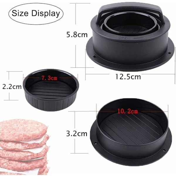 Hamburger Maker til Burgere, Hamburgere, Hamburgere, Kødpresser