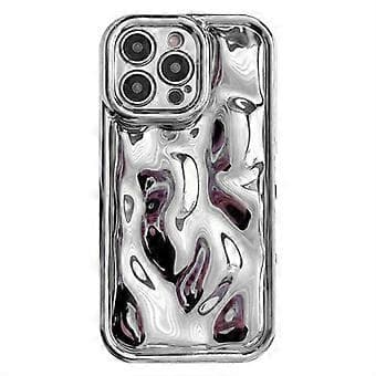 Til iPhone 14 Pro Anti-fall Telefondeksel Meteoritt Tekstur Galvanisering Mykt TPU-deksel