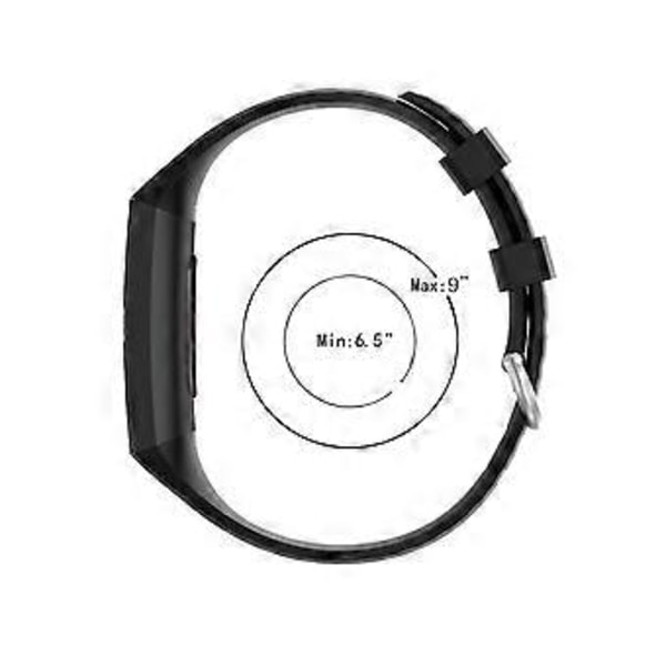 Pehmeä älykellon ranneke urheiluranneke korvaava Fitbit-Charge 3/4:lle (L valkoinen)
