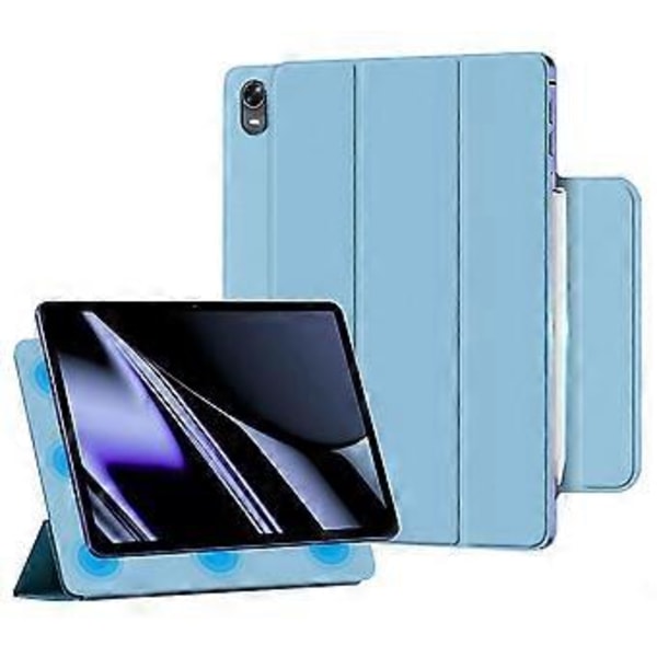 Oppo Padille PU-nahkainen kolminkertainen telakka-tablettikuori magneettisella imulla suojaava kansi (tyyli C)