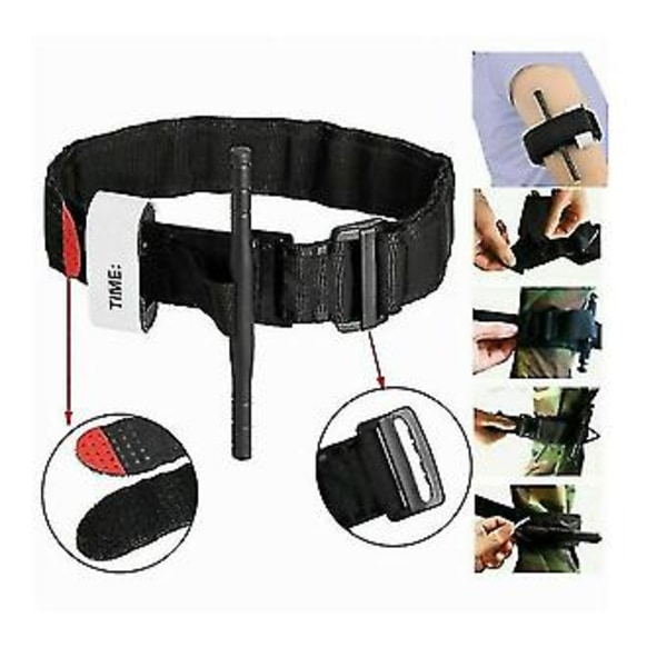 Stridsturné Första hjälpen Bandage Combat Taktisk Bälte Stoppa Blödning (750mm)