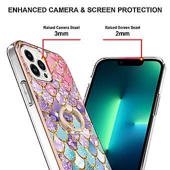 IMD TPU Stødsikker Etui til iPhone 15 Pro (Farverig)
