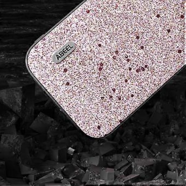 PU-läderbelagt TPU-fodral för iPhone 15 Pro med glitter och anti-fall (Stil C)