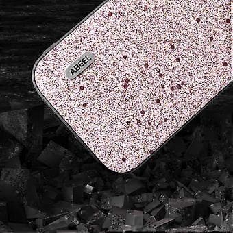 Til iPhone 15 Pro PU-læderbelagt TPU-cover Glitter Anti-drop Telefoncover (stil C)