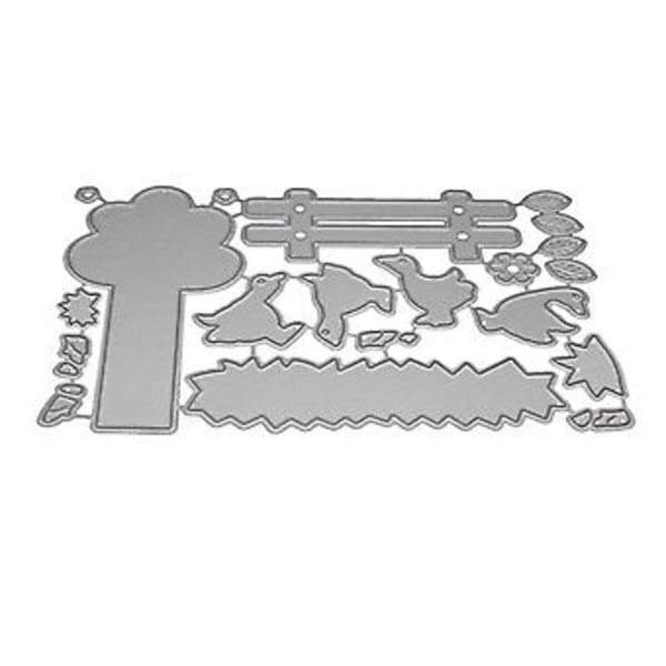 Andemetallkuttedies Sjablong DIY Scrapbooking Album Stempel Papir Kort Preget ( )
