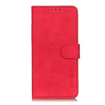 KHAZNEH Retro Læderetui til iPhone 13 Pro Max (Rød)