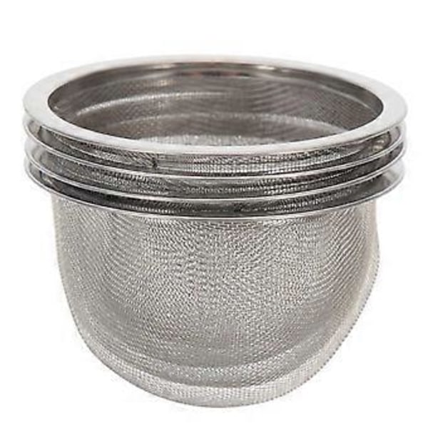 4 stk. Rustfrit Stål Te-Filter Holdbar Te-Sigte Hjemme Te-Sigte Te-Infuser