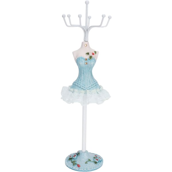 Mannequin smyckesdisplay (stil 1), örhänge halsband ring smyckeshållare display stativ prinsessa Dres