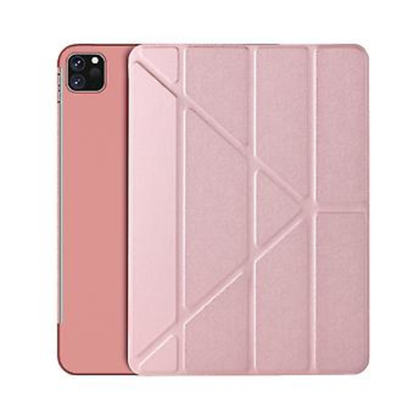 Läderfodral för iPad Pro 11 tum flerfärgad/2020/2021 (Roséguld)