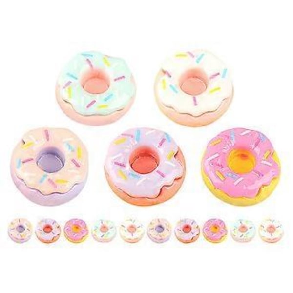 20 stk. Miniature Donut til Dukkehus Simulation Dessert Model Mini Dessert