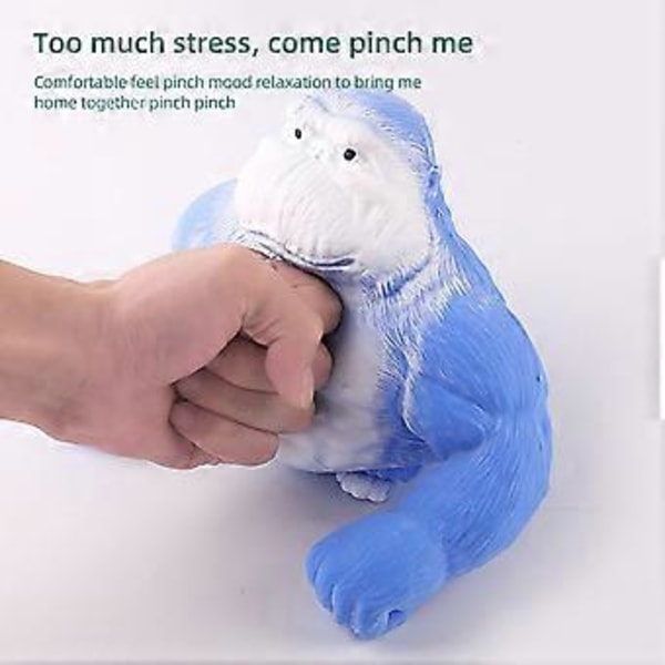 Klem Orangutang Fidget Orangutang Abe Antistress Legetøj Elastisk Abe Legetøj, 100% Helt Ny (23*22 Brun)